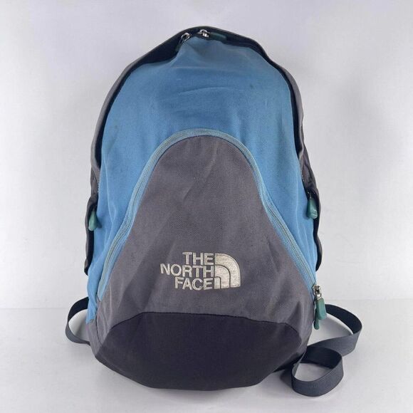 The North Face Pandora Hiking Backpack Blue Gray School Casual everyday bag - Picture 1 of 10